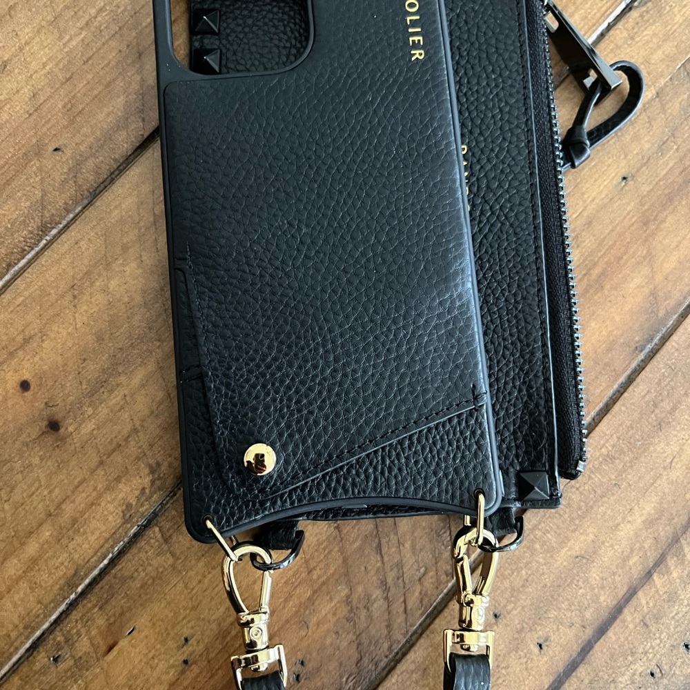 Bandolier Emma Crossbody Black Gold Gem